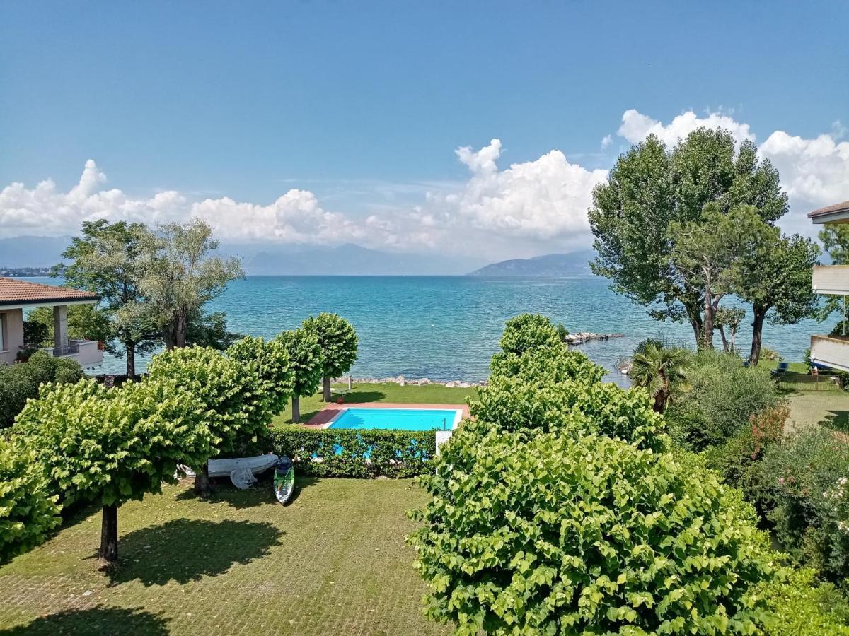 Casa Lugana 15 - Monolocale Con Piscina Fronte Lago シルミオーネ エクステリア 写真