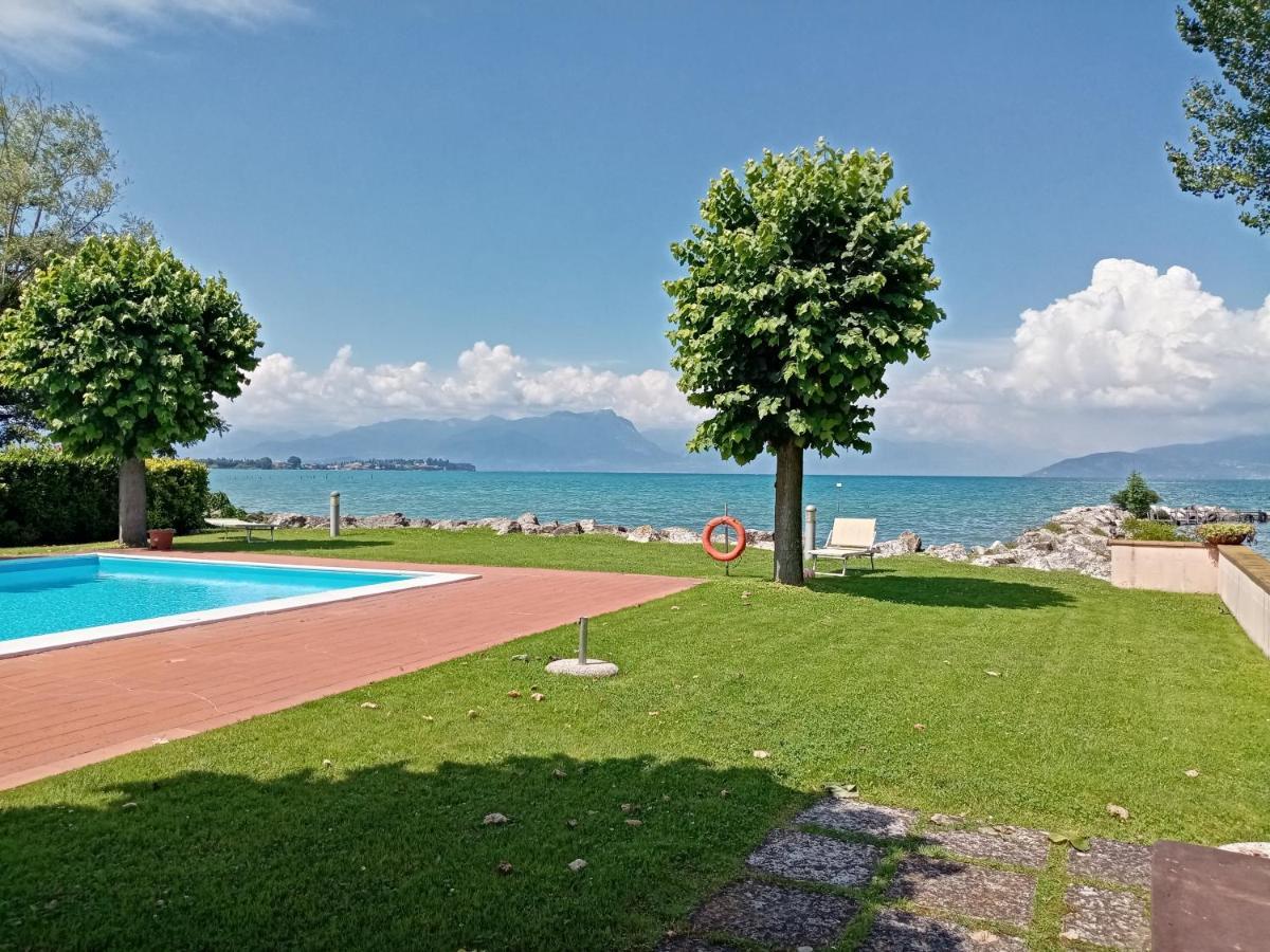 Casa Lugana 15 - Monolocale Con Piscina Fronte Lago シルミオーネ エクステリア 写真