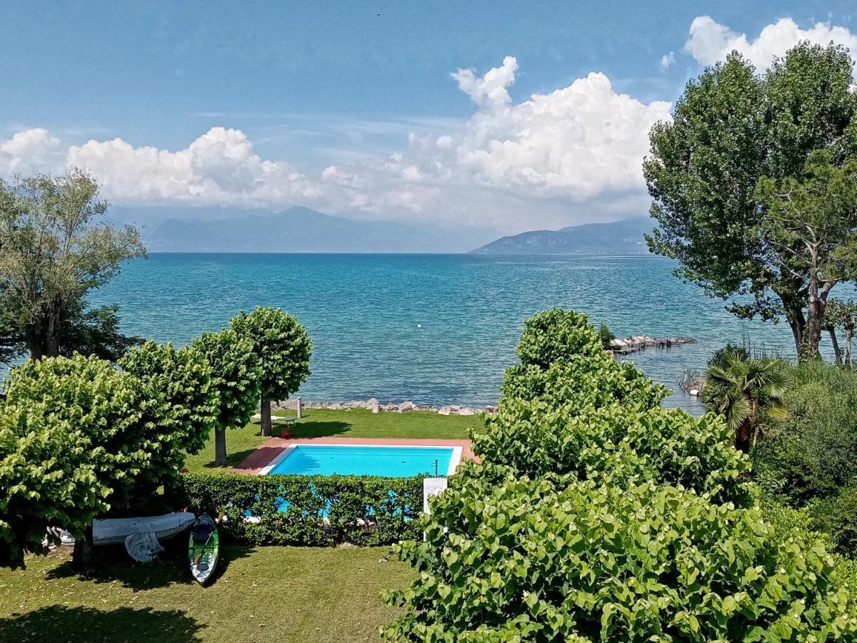 Casa Lugana 15 - Monolocale Con Piscina Fronte Lago シルミオーネ エクステリア 写真