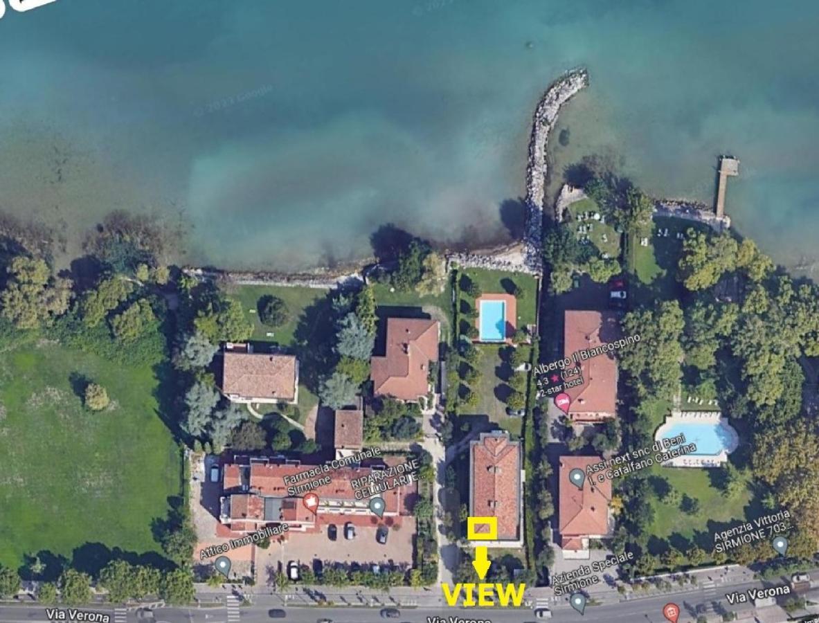 Casa Lugana 15 - Monolocale Con Piscina Fronte Lago シルミオーネ エクステリア 写真